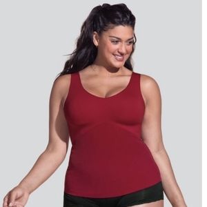 Honeylove LiftWear Tank in Red. Color discontinued!